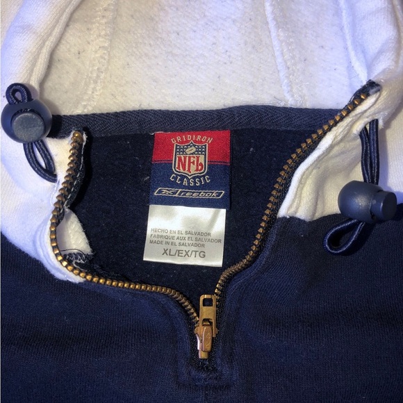 Reebok Vintage Gridiron Classic Dallas Cowboys Hoodie NFL - Picture 5 of 6